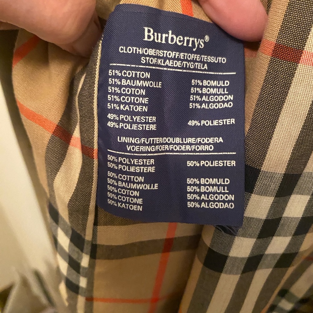 Burberry Men's Trench Coat - Khaki/Tan - Picture 9 of 16